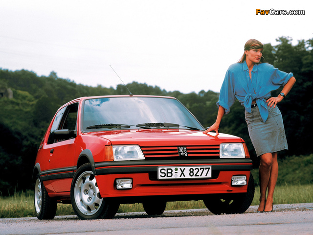 Photos of Peugeot 205 GTi 1984–94 (640 x 480)