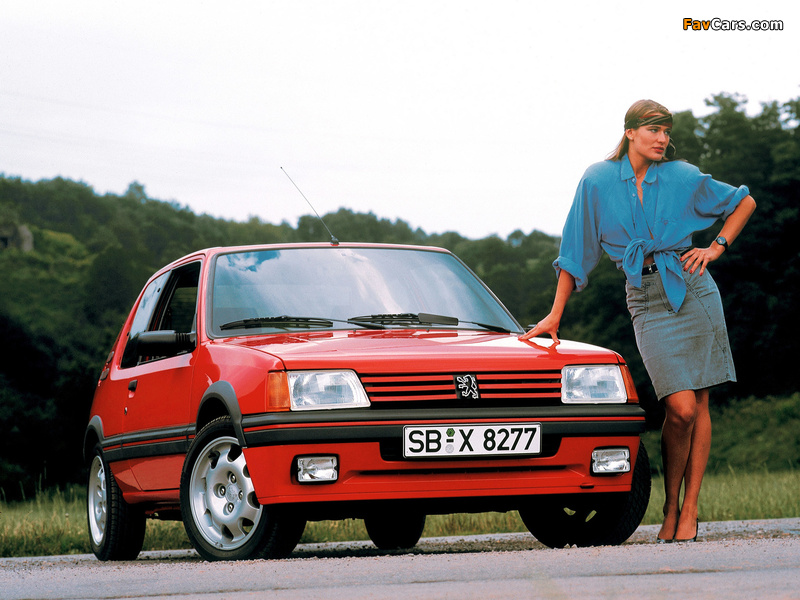 Photos of Peugeot 205 GTi 1984–94 (800 x 600)