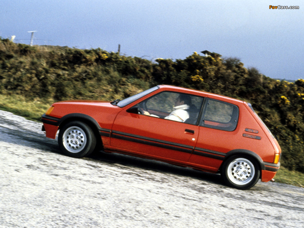 Photos of Peugeot 205 GTi 1984–94 (1024 x 768)