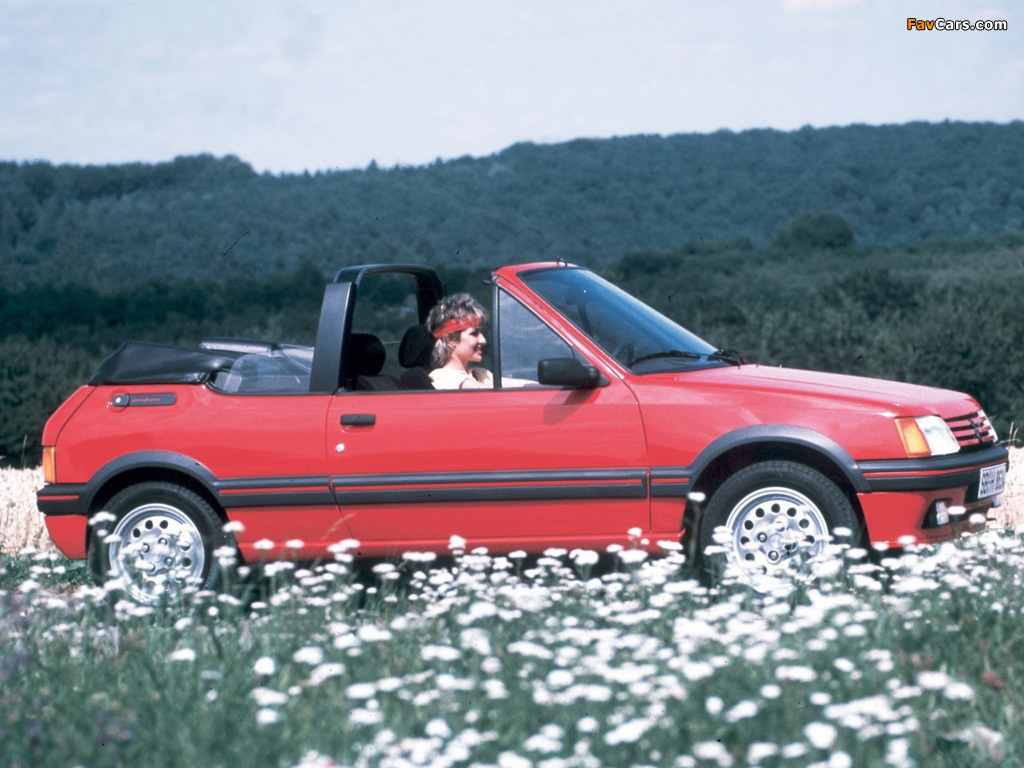 Photos of Peugeot 205 Cabrio 1986–94 (1024 x 768)