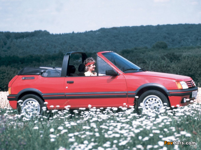 Photos of Peugeot 205 Cabrio 1986–94 (640 x 480)