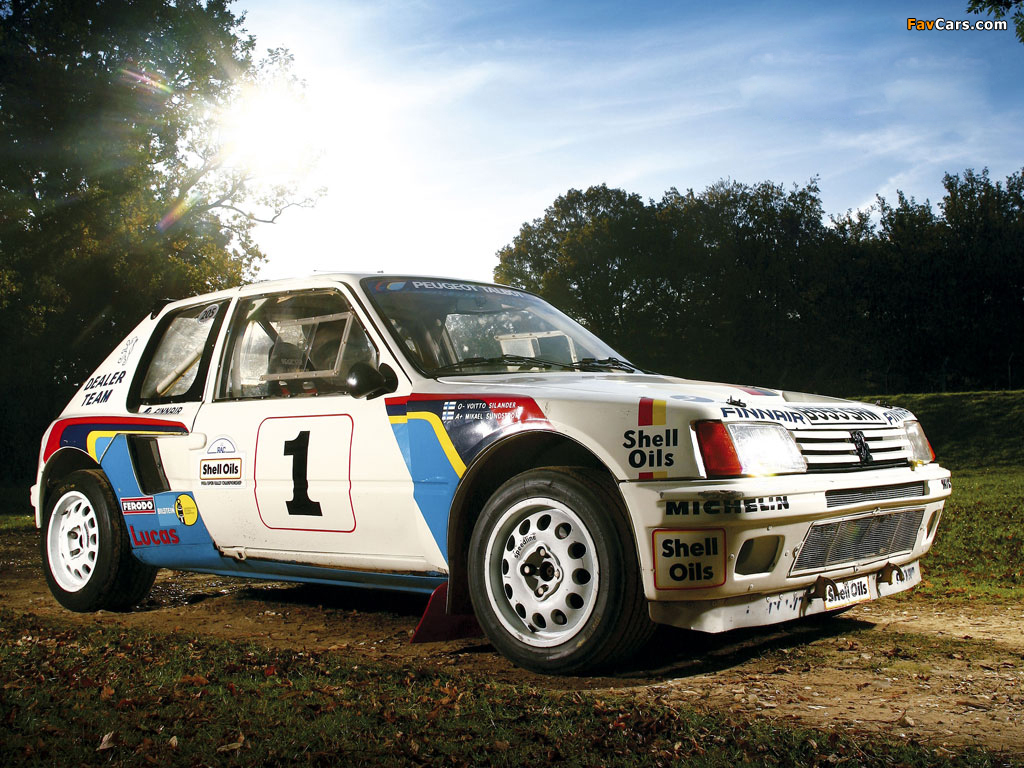 Pictures of Peugeot 205 T16 Rally Car 1984–85 (1024 x 768)