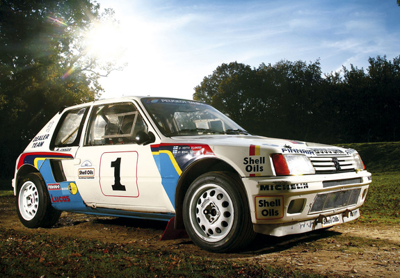 Pictures of Peugeot 205 T16 Rally Car 1984–85