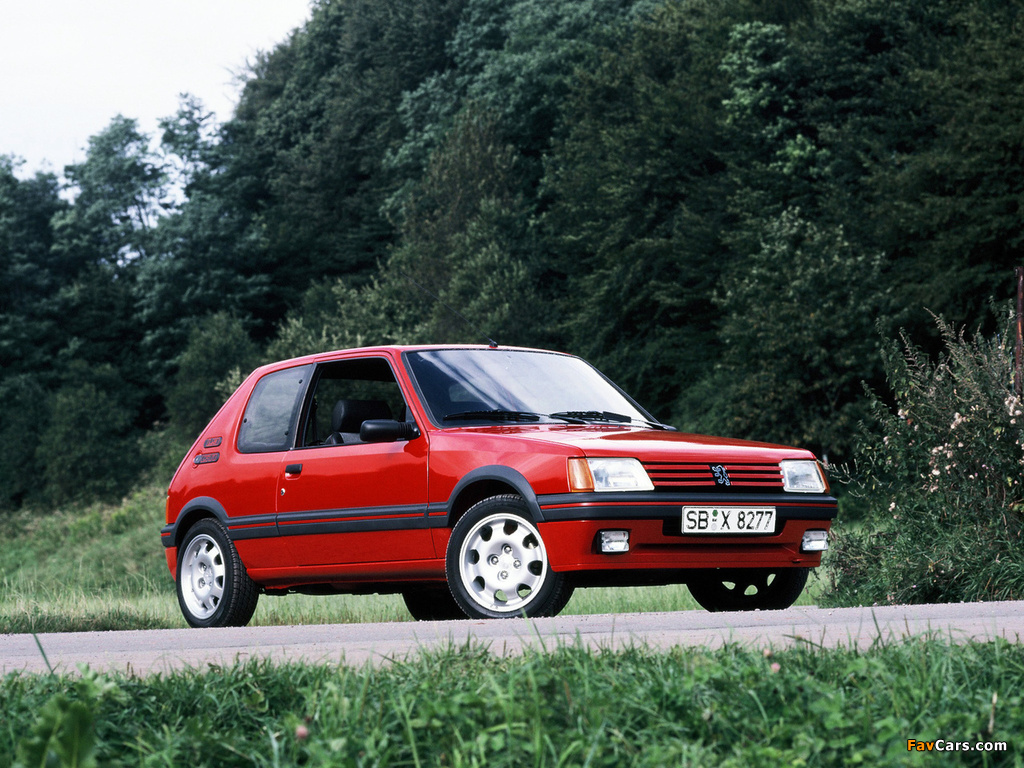 Pictures of Peugeot 205 GTi 1984–94 (1024 x 768)