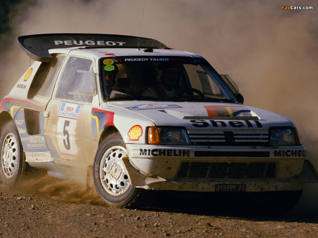 Pictures of Peugeot 205 T16 Rally Car 1984–86 (1024 x 768)