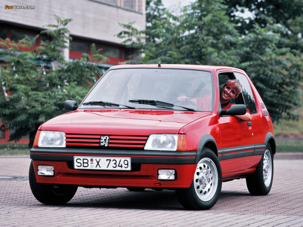 Pictures of Peugeot 205 GTi 1984–94 (1024 x 768)