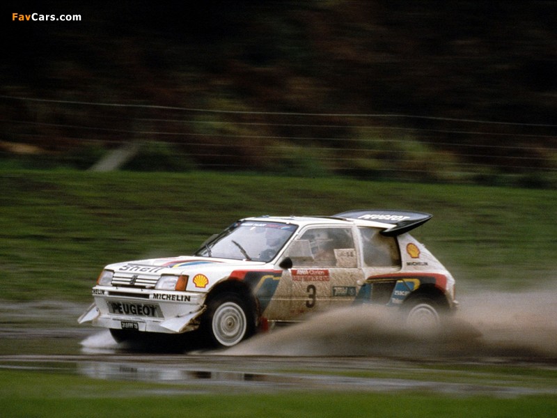 Pictures of Peugeot 205 T16 Rally Car 1984–85 (800 x 600)