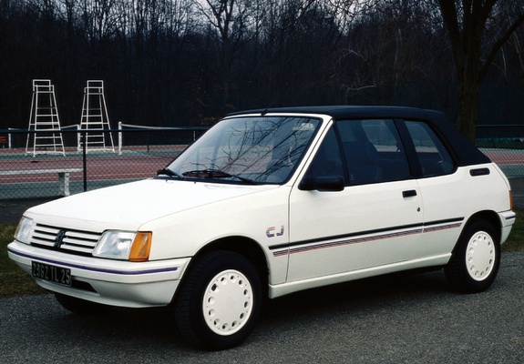 Pictures of Peugeot 205 SJ Cabrio 1986–90