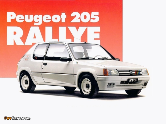 Pictures of Peugeot 205 Rallye 1988–90 (640 x 480)