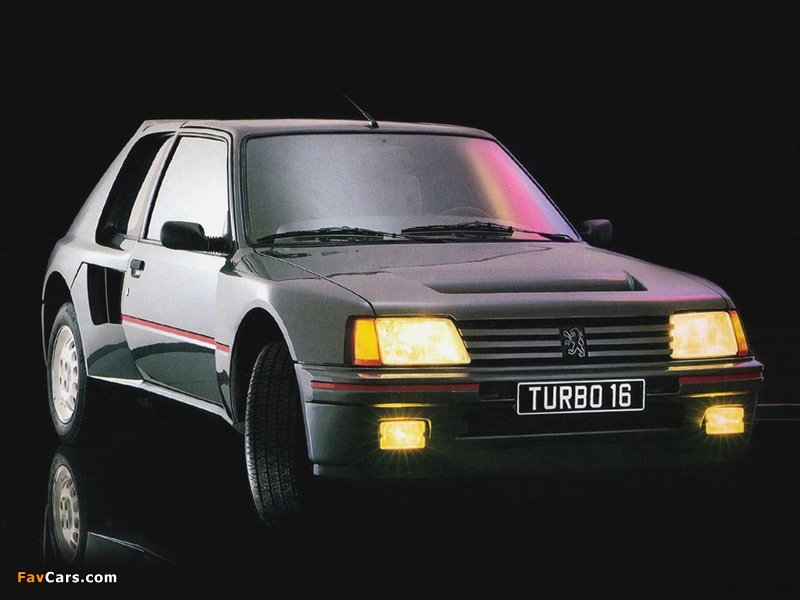 Peugeot 205 T16 1984–85 wallpapers (800 x 600)
