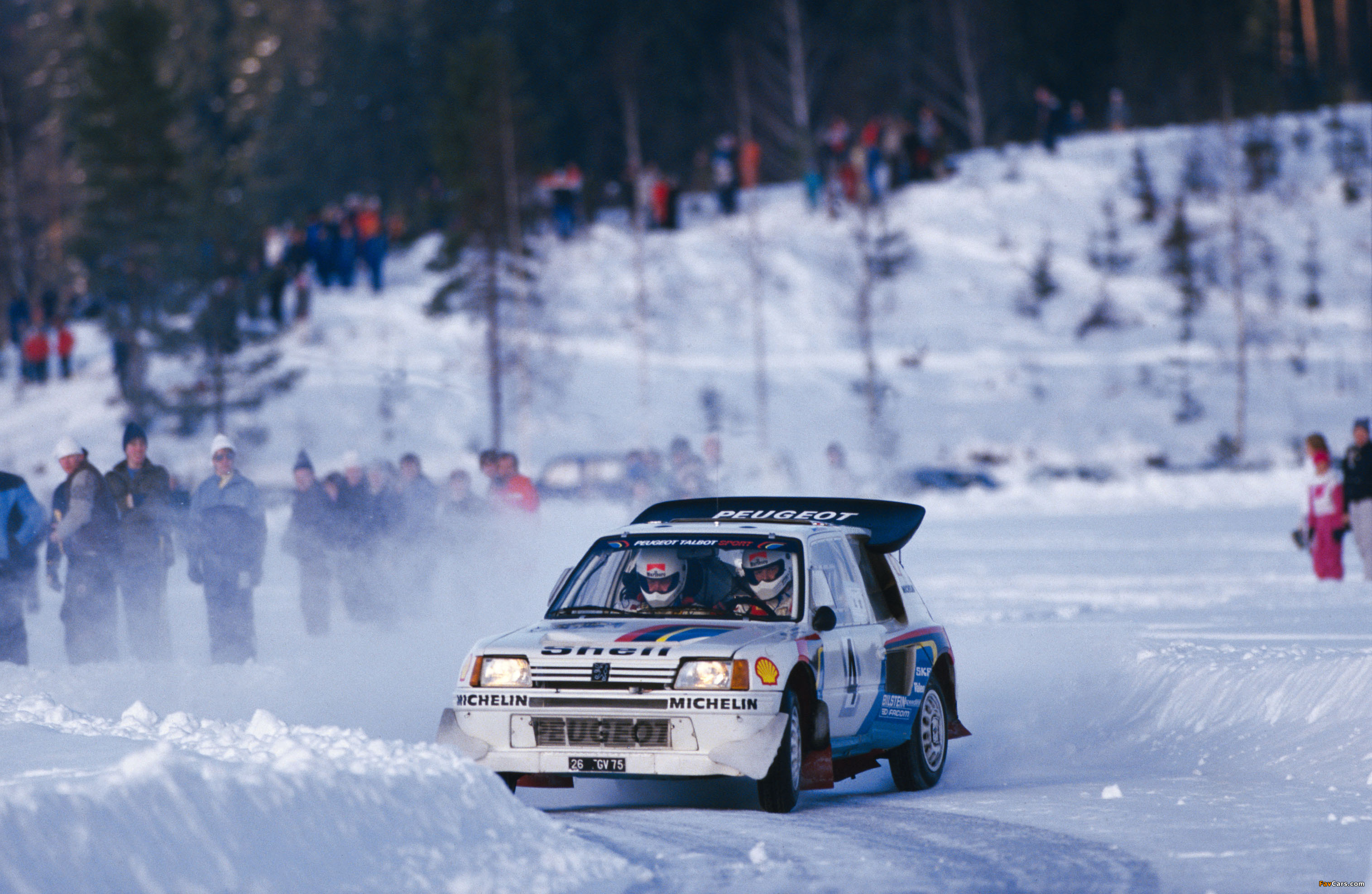 Peugeot 205 T16 Rally Car 1984–86 wallpapers (3030 x 1976)