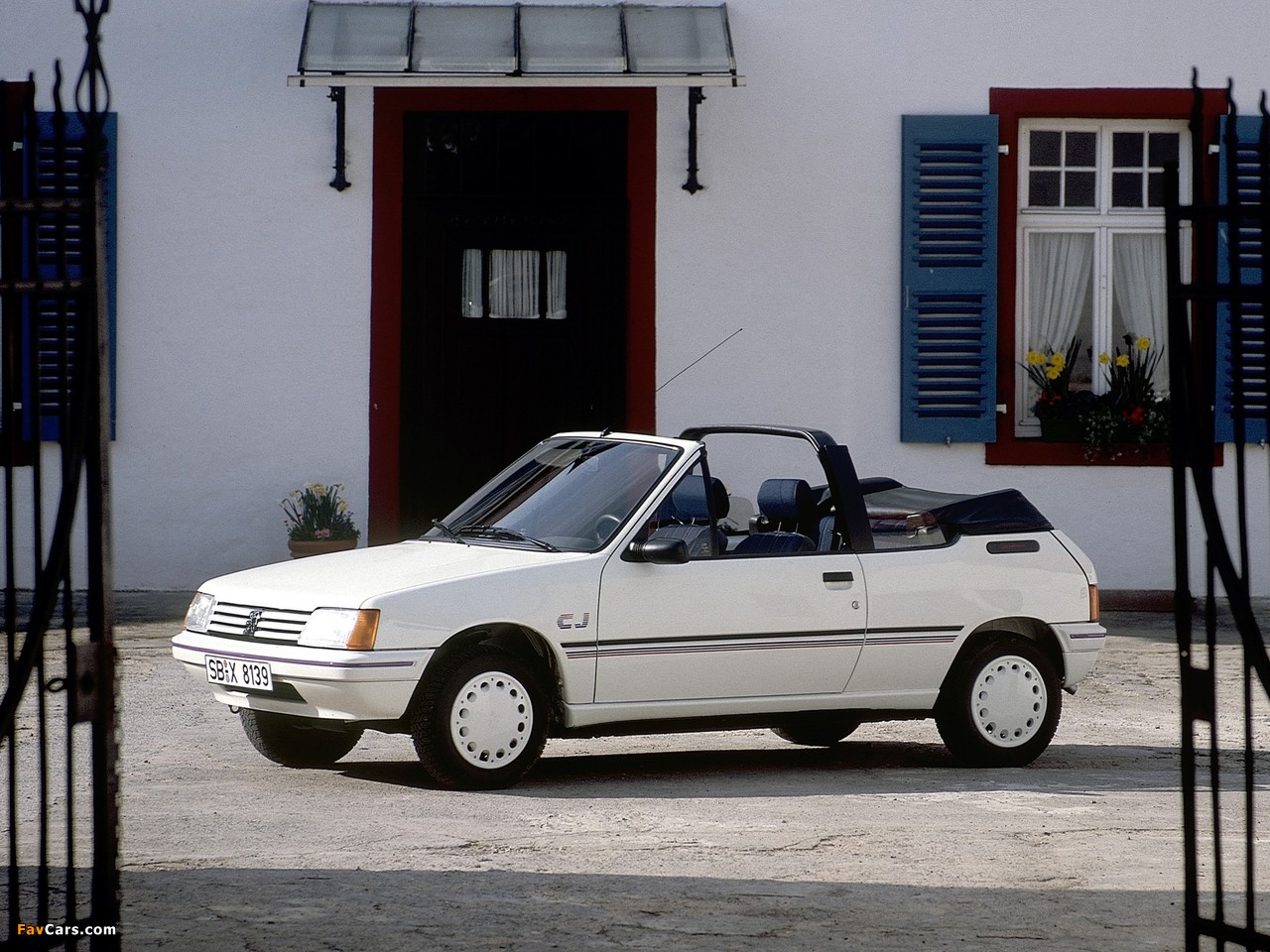 Peugeot 205 SJ Cabrio 1986–90 wallpapers (1280 x 960)