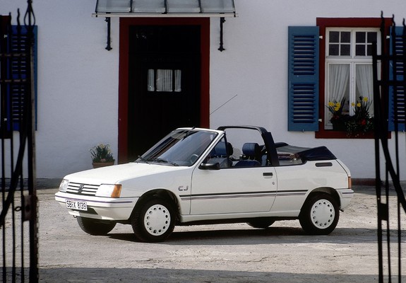 Peugeot 205 SJ Cabrio 1986–90 wallpapers