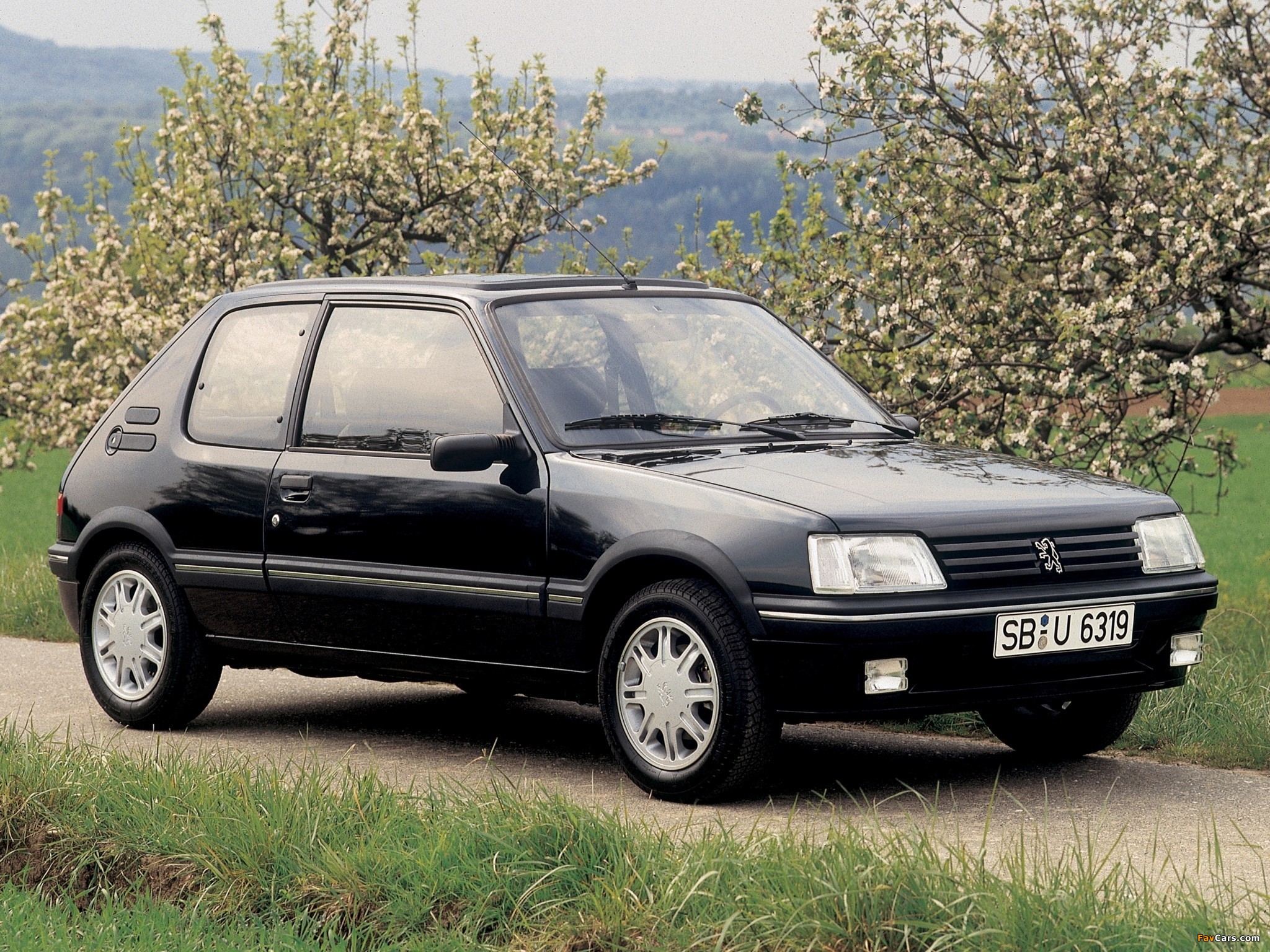 Peugeot 205 Gentry 1992–93 wallpapers (2048 x 1536)