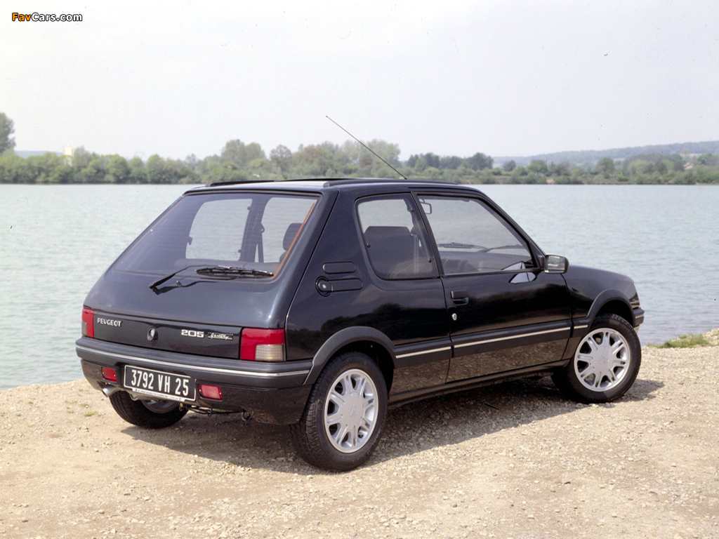 Peugeot 205 Gentry 1992–93 wallpapers (1024 x 768)