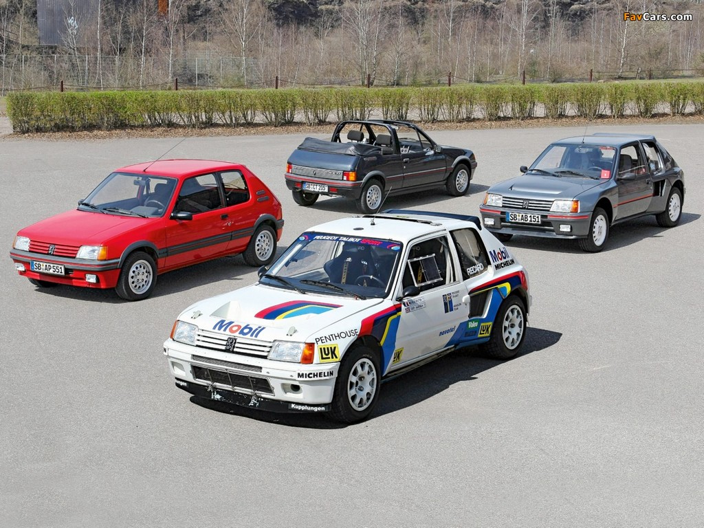 Peugeot 205 wallpapers (1024 x 768)