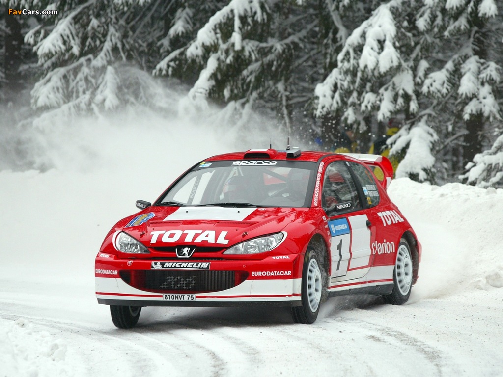 Images of Peugeot 206 WRC 1999–2003 (1024 x 768)