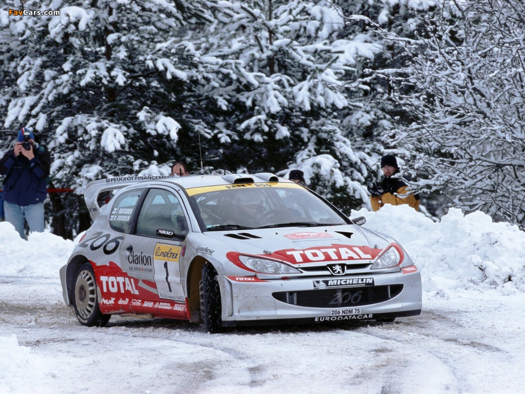 Images of Peugeot 206 WRC 1999–2003 (1024 x 768)
