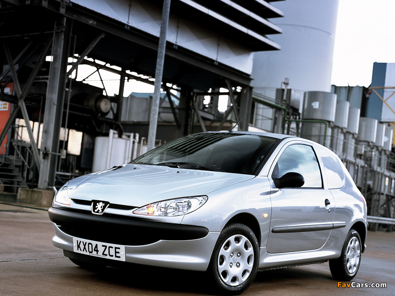 Images of Peugeot 206 Van UK-spec 2003–05 (800 x 600)