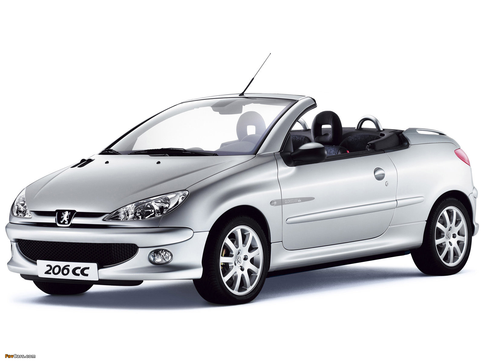 Images of Peugeot 206 CC Quicksilver 2004 (1600 x 1200)