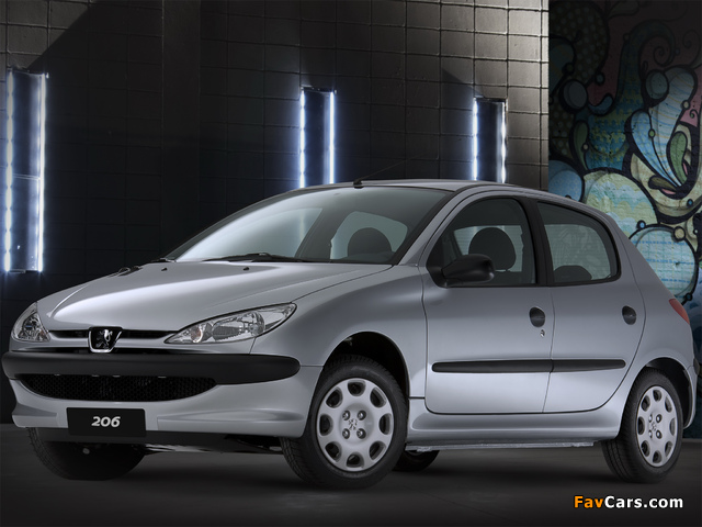 Peugeot 206 5-door 1998–2003 wallpapers (640 x 480)