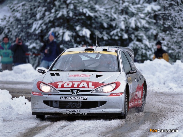 Peugeot 206 WRC 1999–2003 images (640 x 480)