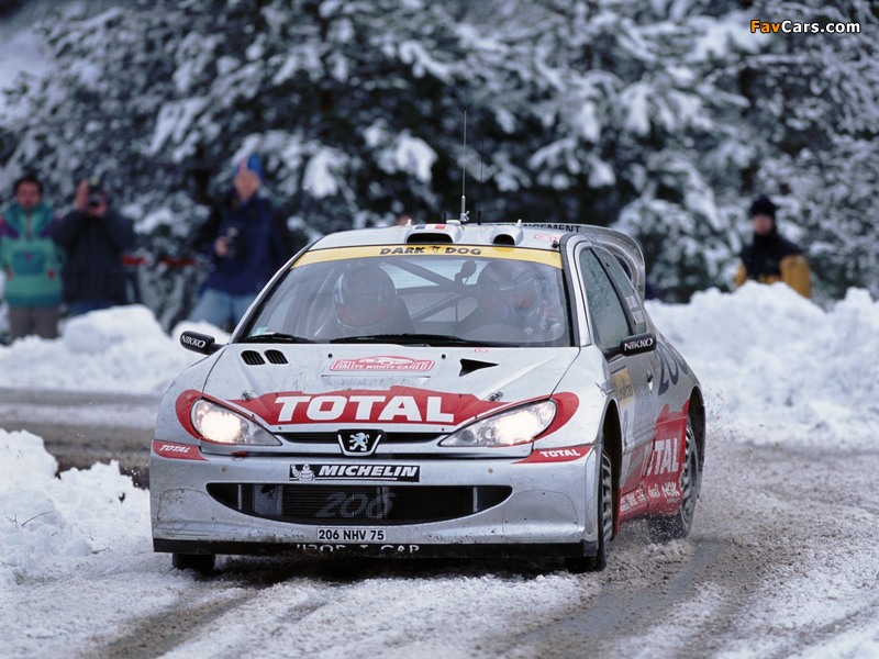 Peugeot 206 WRC 1999–2003 images (800 x 600)