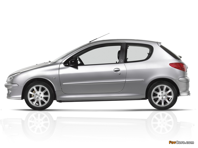 Peugeot 206 GT 1999–2000 images (800 x 600)