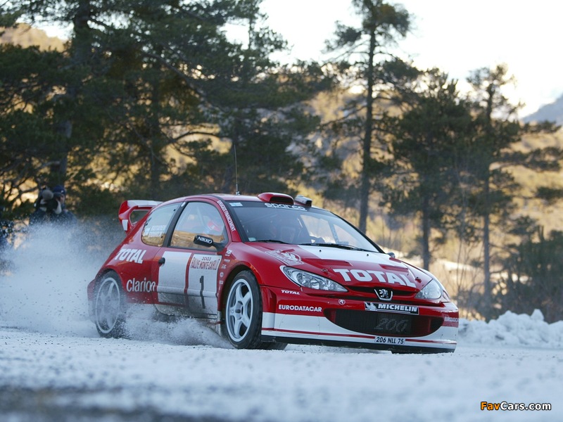 Peugeot 206 WRC 1999–2003 images (800 x 600)