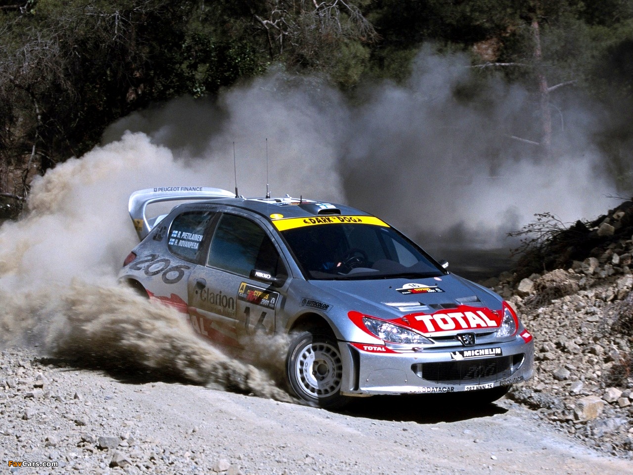 Peugeot 206 WRC 1999–2003 photos (1280 x 960)