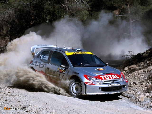 Peugeot 206 WRC 1999–2003 photos (640 x 480)
