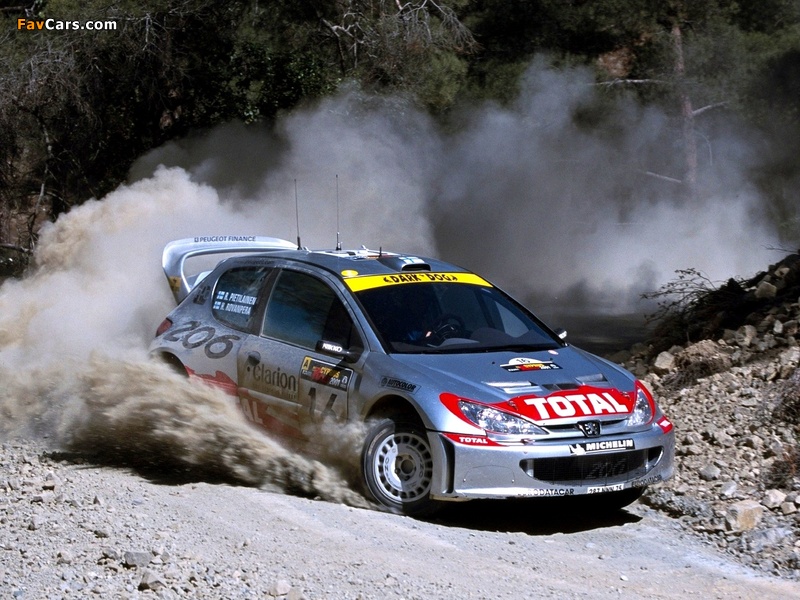 Peugeot 206 WRC 1999–2003 photos (800 x 600)