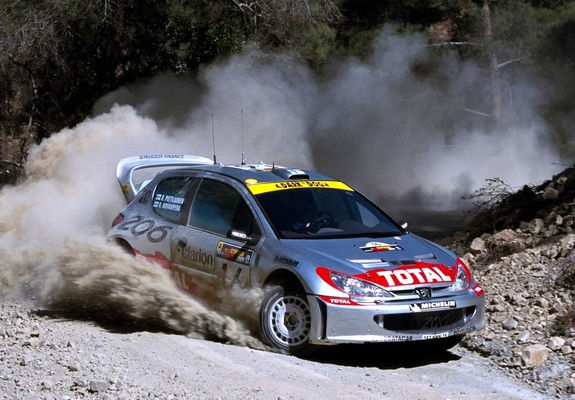 Peugeot 206 WRC 1999–2003 photos