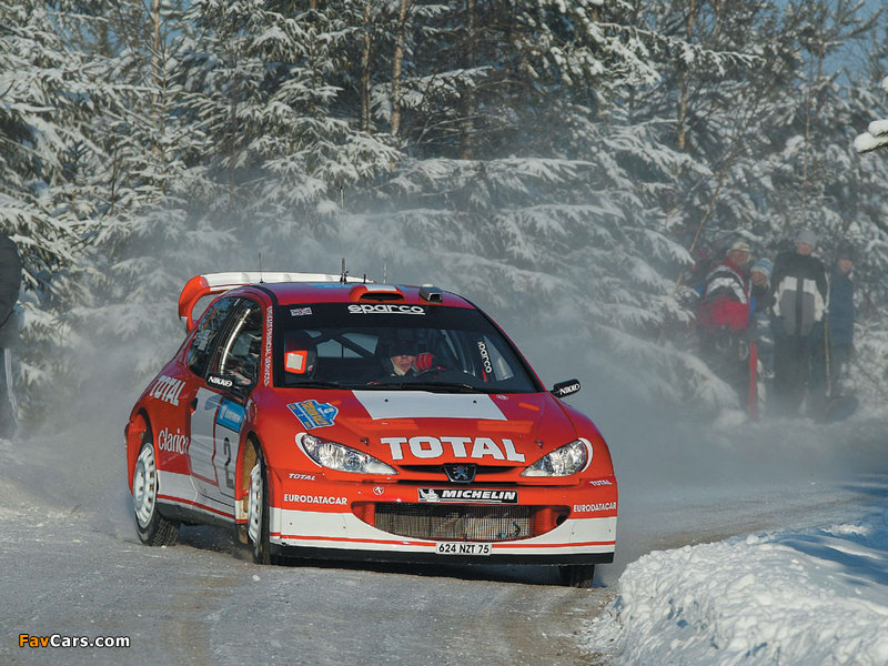 Peugeot 206 WRC 1999–2003 pictures (800 x 600)