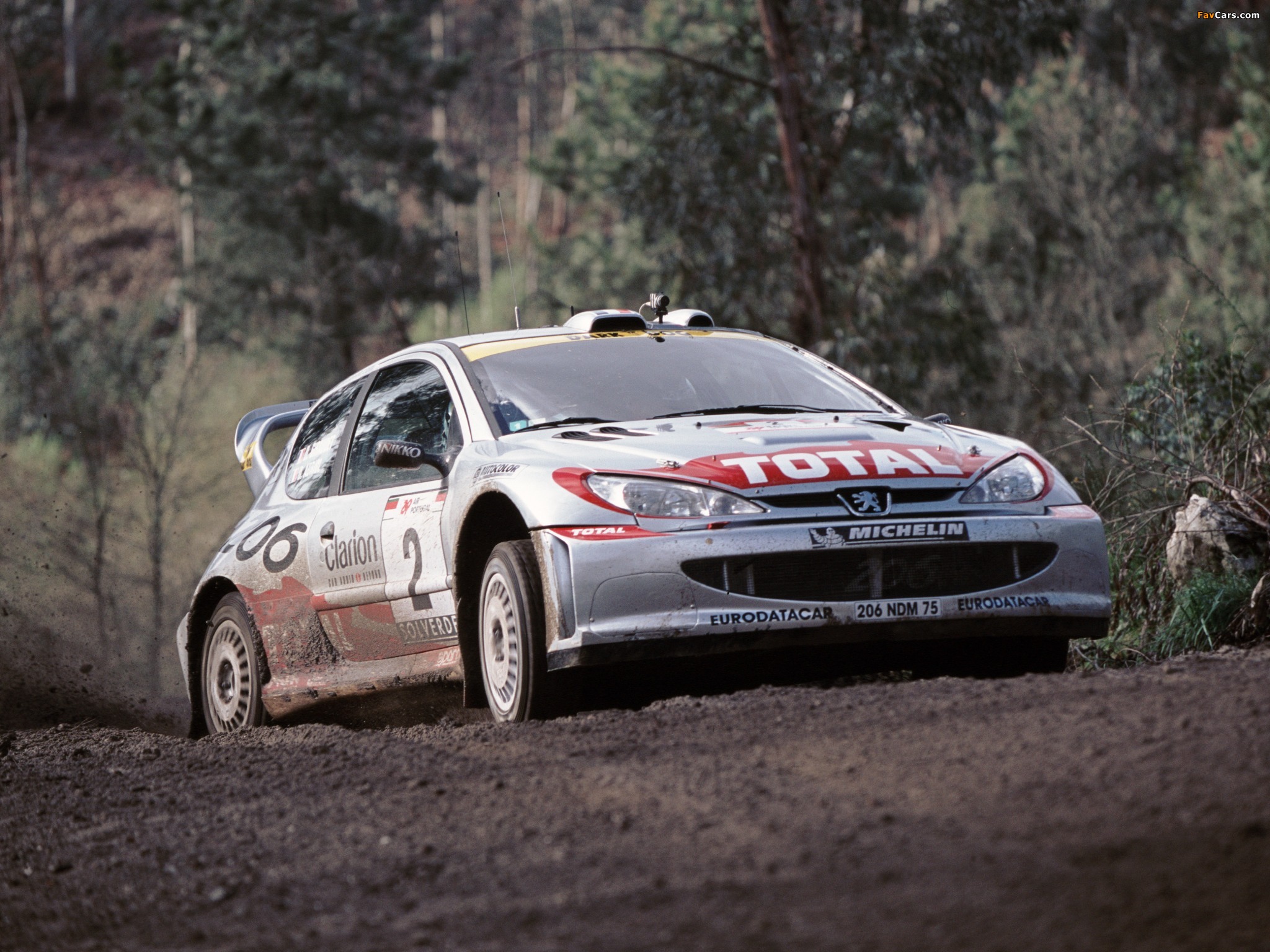 Peugeot 206 WRC 1999–2003 pictures (2048 x 1536)