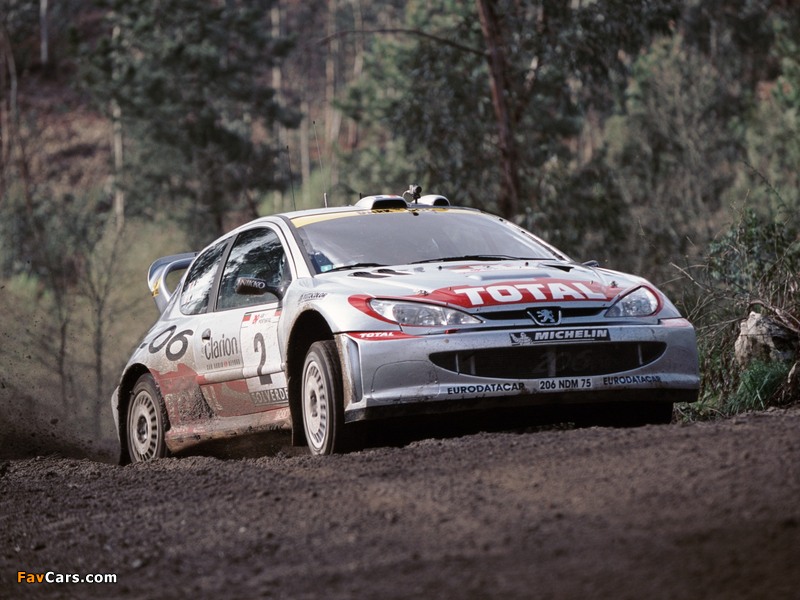 Peugeot 206 WRC 1999–2003 pictures (800 x 600)