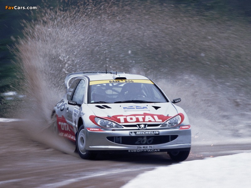 Peugeot 206 WRC 1999–2003 pictures (800 x 600)
