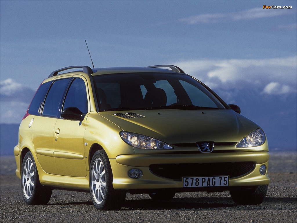 Peugeot 206 SW 2002–06 images (1024 x 768)