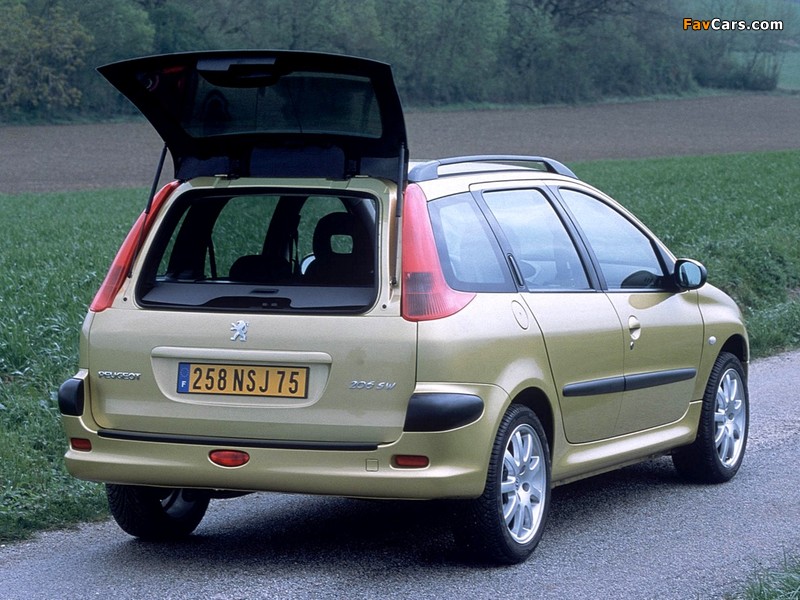 Peugeot 206 SW 2002–06 photos (800 x 600)