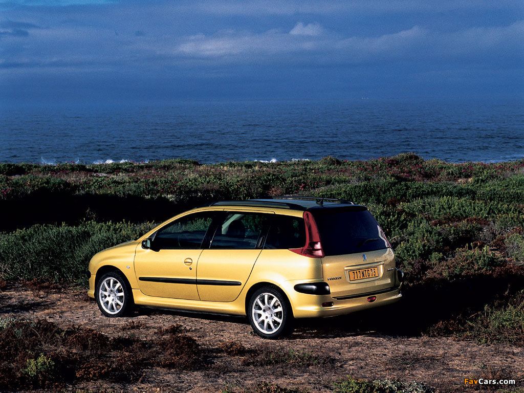 Peugeot 206 SW 2002–06 photos (1024 x 768)