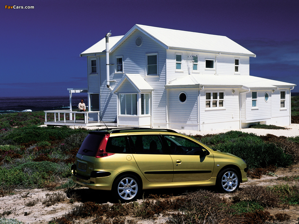 Peugeot 206 SW 2002–06 pictures (1024 x 768)