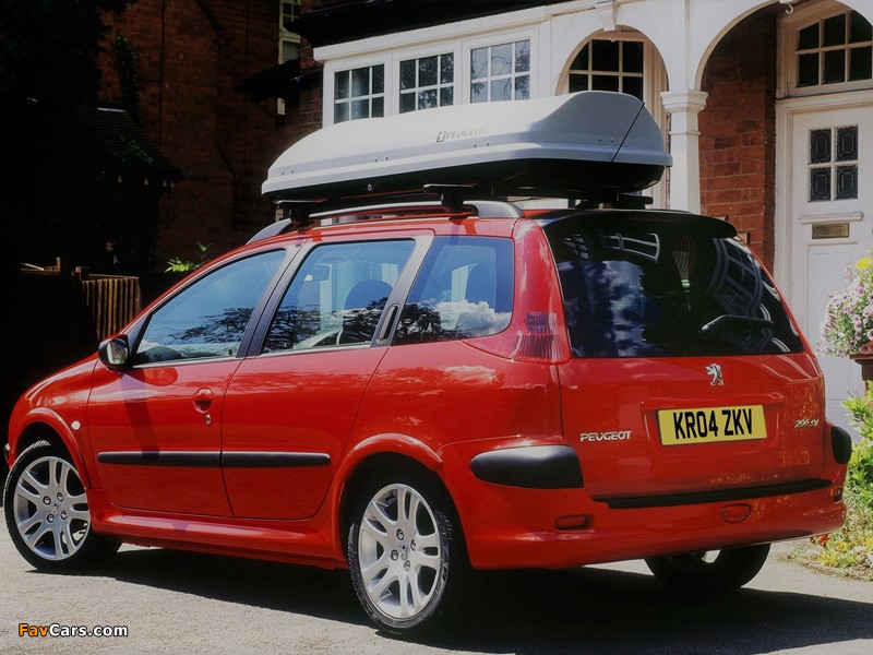 Peugeot 206 SW UK-spec 2002–06 pictures (800 x 600)