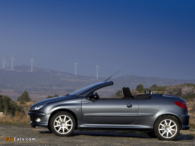 Peugeot 206 CC 2003–06 images (640 x 480)