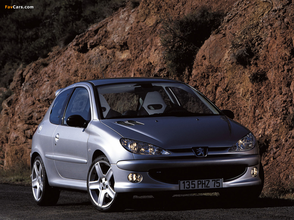 Peugeot 206 RC 2003–06 images (1024 x 768)