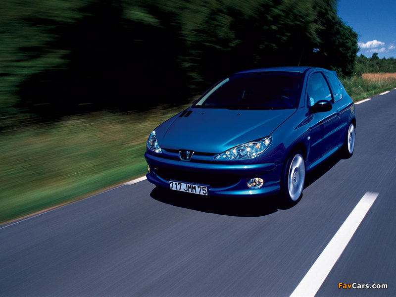Peugeot 206 RC 2003–06 photos (800 x 600)