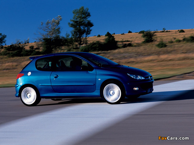Peugeot 206 RC 2003–06 photos (640 x 480)