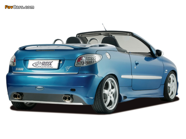 RDX Racedesign Peugeot 206 CC 2003–06 pictures (640 x 480)