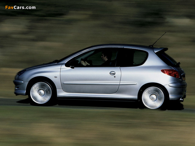 Peugeot 206 RC 2003–06 wallpapers (640 x 480)