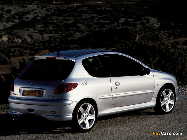 Peugeot 206 RC 2003–06 wallpapers (640 x 480)