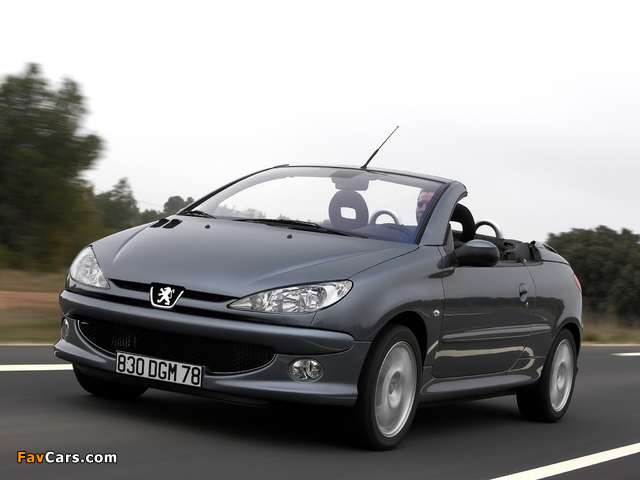 Peugeot 206 CC 2003–06 wallpapers (640 x 480)